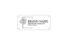 Genuine leather labels Model EP-M1