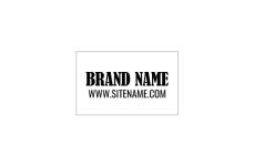 Faux leather labels Model EP-M133