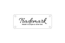 Genuine leather labels Model EP-M43