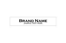 Brand name textile labels Model TL-M108
