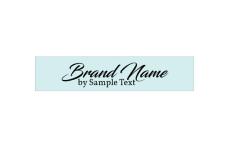 Brand name textile labels Model TL-M120