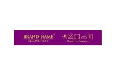 Brand name textile labels Model TL-M20