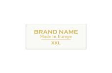 Brand name textile labels Model TL-M48