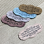 Artificial leather label Model EP-M105