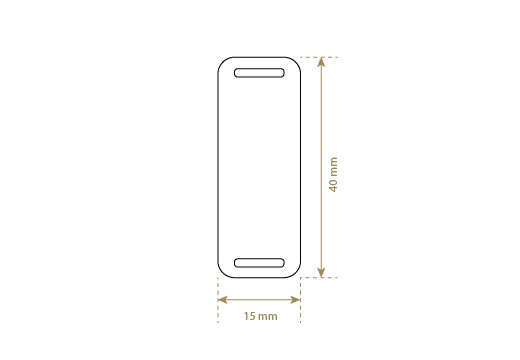 Genuine leather label Model EP-M65