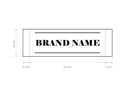 Woven label Cool Style Model WL-M2