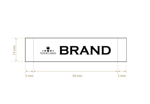 Woven label Simple Style Model WL-M8