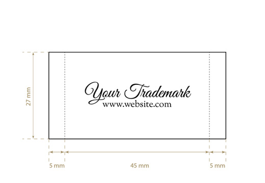 Woven label Lucid Style Model WL-M81