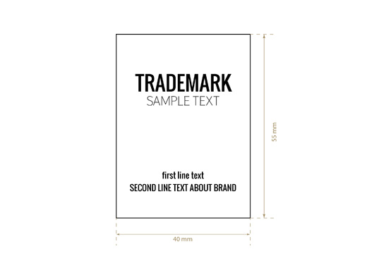 Woven label Huge Style Model WL-M85